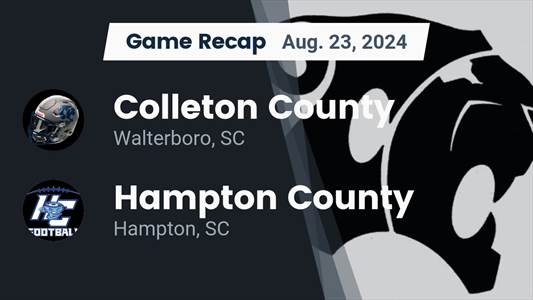 Football Recap: Colleton County Falls to Hampton County in First