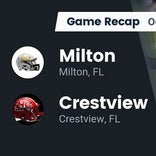 Football Game Recap: Crestview Bulldogs vs. Milton Panthers