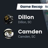 Football Game Recap: Dillon Wildcats vs. Camden Bulldogs