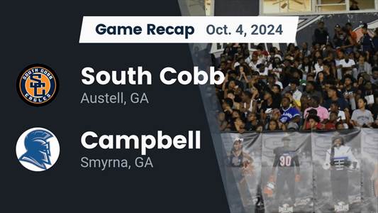 Football Recap: South Cobb Takes a Loss