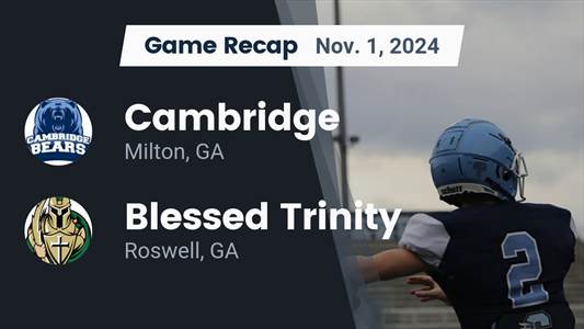 Football Game Preview: Blessed Trinity Titans vs. Cass Colonels