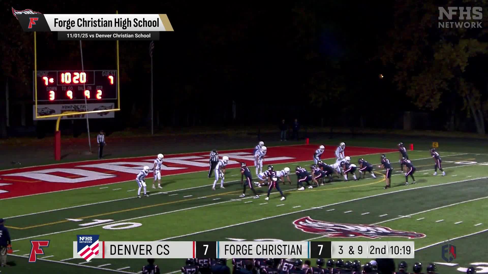 Football Recap: Forge Christian Falls Short of Highland in the Playoffs + How To Watch