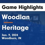 Woodlan piles up the points against Heritage