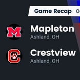 Football Game Recap: Crestview Cougars vs. Mapleton Mounties