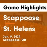 Basketball Game Recap: St. Helens Lions vs. Scappoose Indians