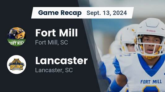 Football Game Preview: Lancaster Bruins vs. Dreher Blue Devils