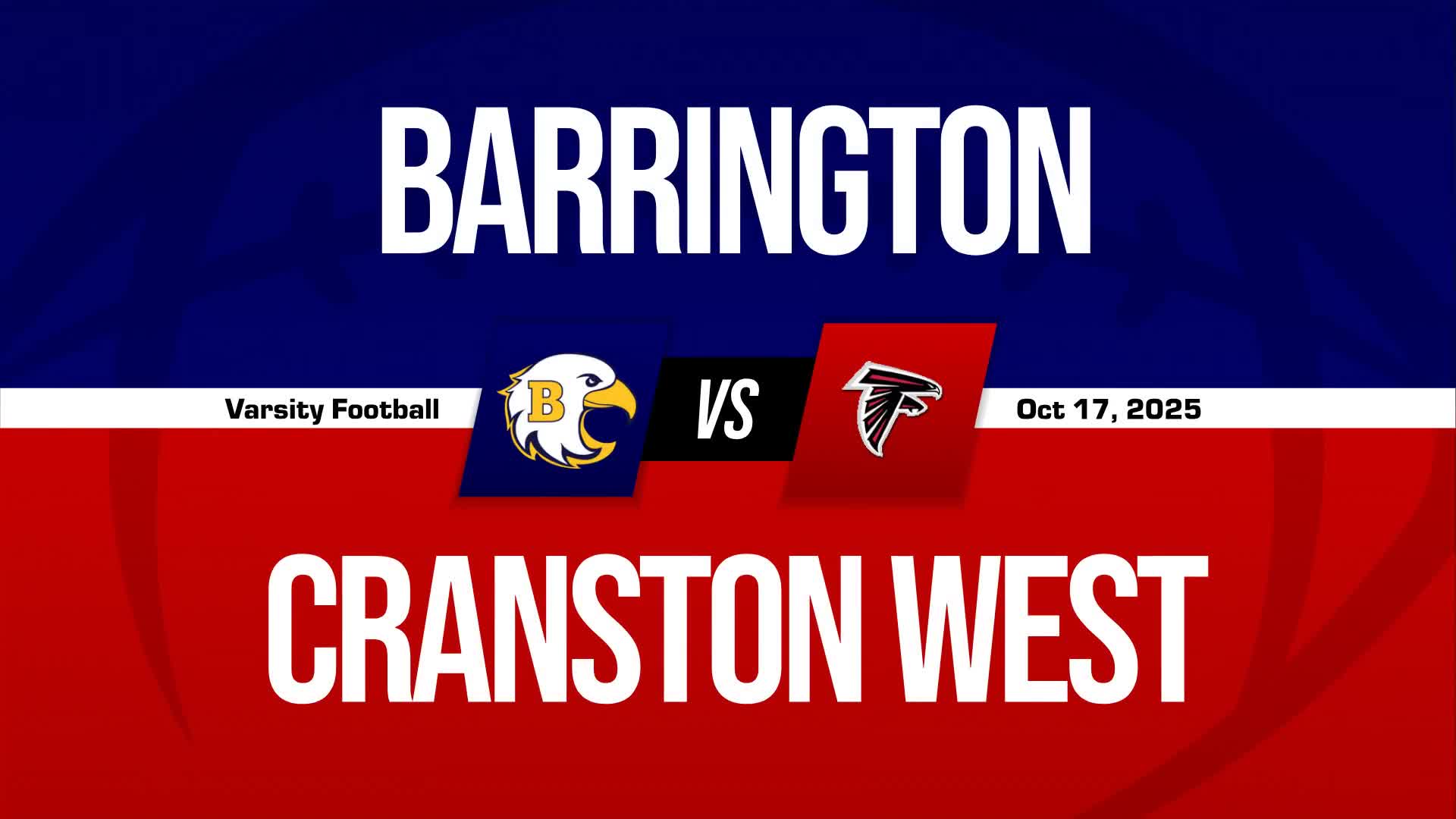 Football Game Preview: Cranston West Falcons vs. Portsmouth Patriots