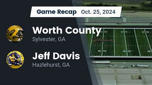 Football Recap: Worth County Piles Up the Points Against Jeff Davis