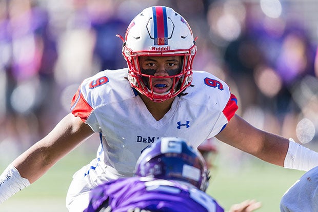 Chase Young in action during a 2016 game against rival Gonzaga.