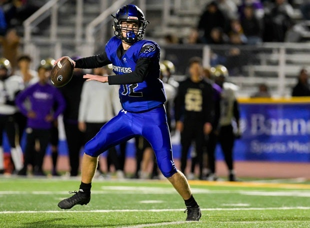 Gage Baker of Paradise Honors had two entries to the MaxPreps National High School Football Record Book with single-season touchdown passes and passing yards. (Photo: Darin Sicurello)