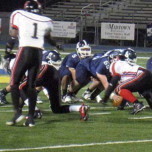 Scott Meeker threw two touchdowns. 