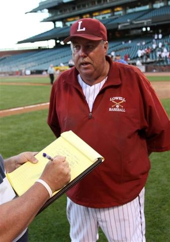 Donohue being interviewed after 2007 Section title.
