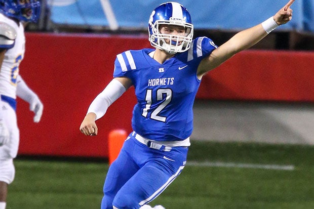 Austin Ledbetter threw 40 touchdown passes as a junior in leading Bryant to the Class 7A state title.
