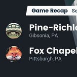 Football Game Recap: Fox Chapel Foxes vs. Shaler Area Titans