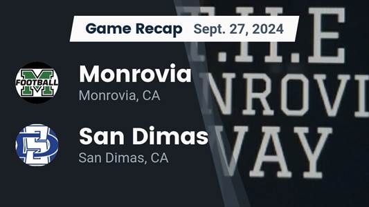 Football Recap: San Dimas Wins Going Away Against West Covina
