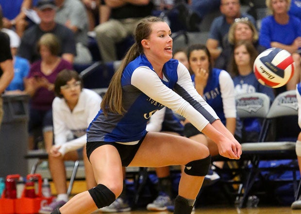 Northwest moved into the top 25 volleyball standings and won the Kansas state large school title after beating former No. 1 Blue Valley.