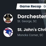 Football Game Recap: Calhoun Academy Cavaliers vs. Dorchester Academy Raiders