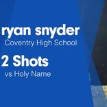 Baseball Recap: Coventry comes up short despite  Ryan Snyder's s