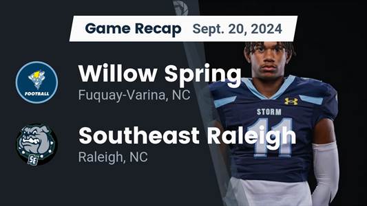 Football Recap: Willow Spring Takes a Loss