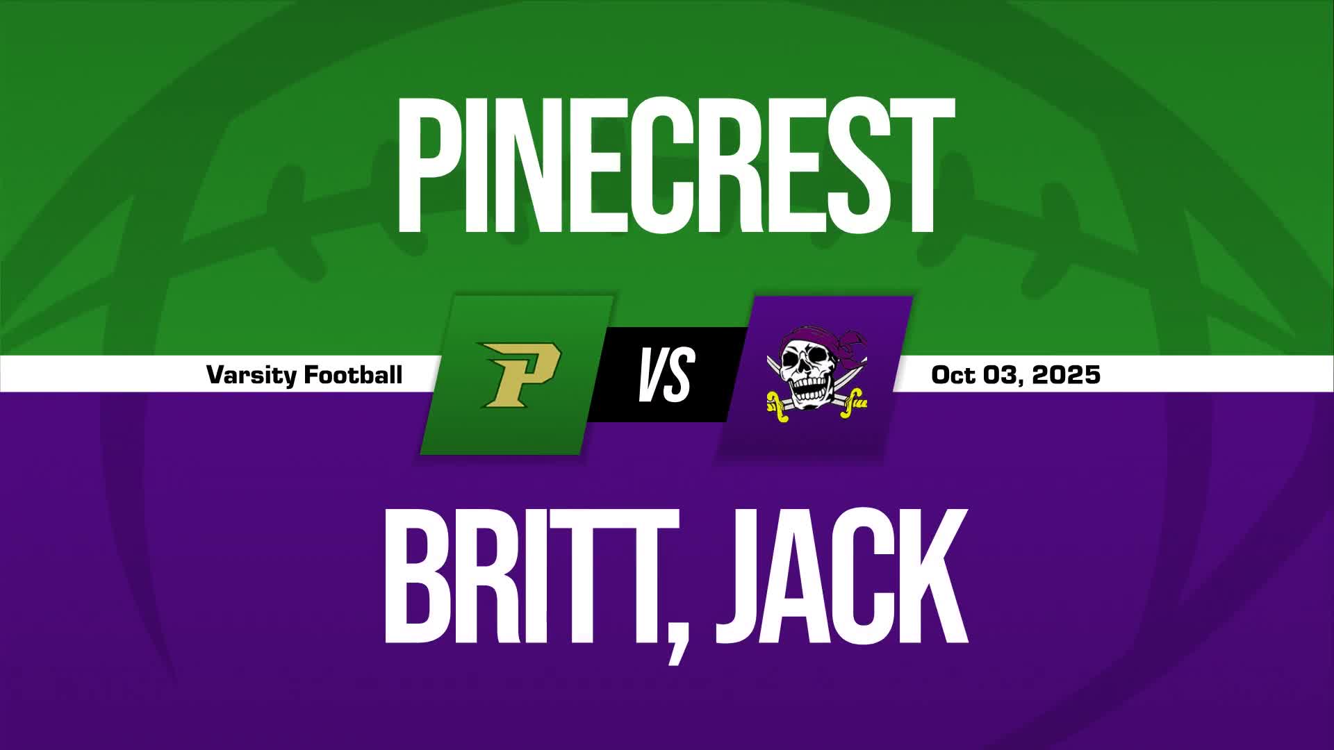Football Game Preview: Jack Britt Buccaneers vs. Richmond Senior Raiders
