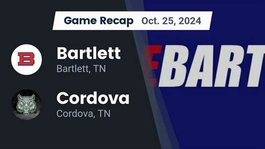 Football Recap: Bartlett Piles Up the Points Against Kirkwood