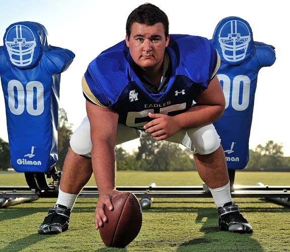 Dane Crane, committed to Washington, is one of several key returners on the offensive line for Santa Margarita.