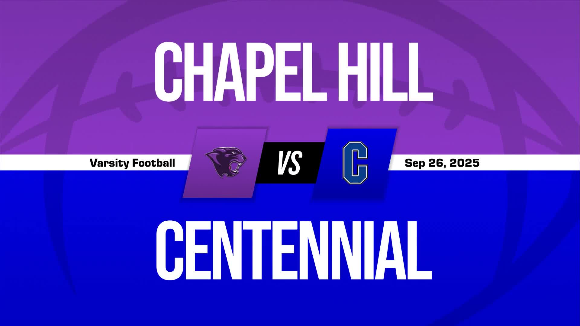 Football Game Preview: Chapel Hill Panthers vs. Westlake Lions + Official Tickets