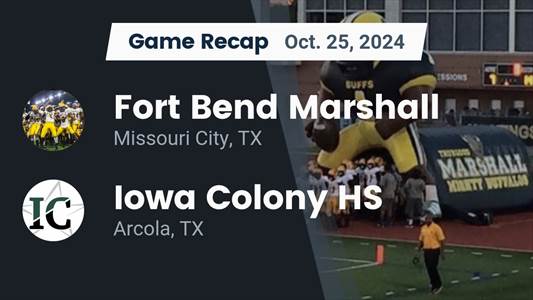 Football Game Preview: Iowa Colony Pioneers vs. Terry Rangers