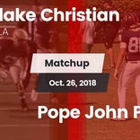 Football Game Recap: Northlake Christian vs. Pope John Paul II