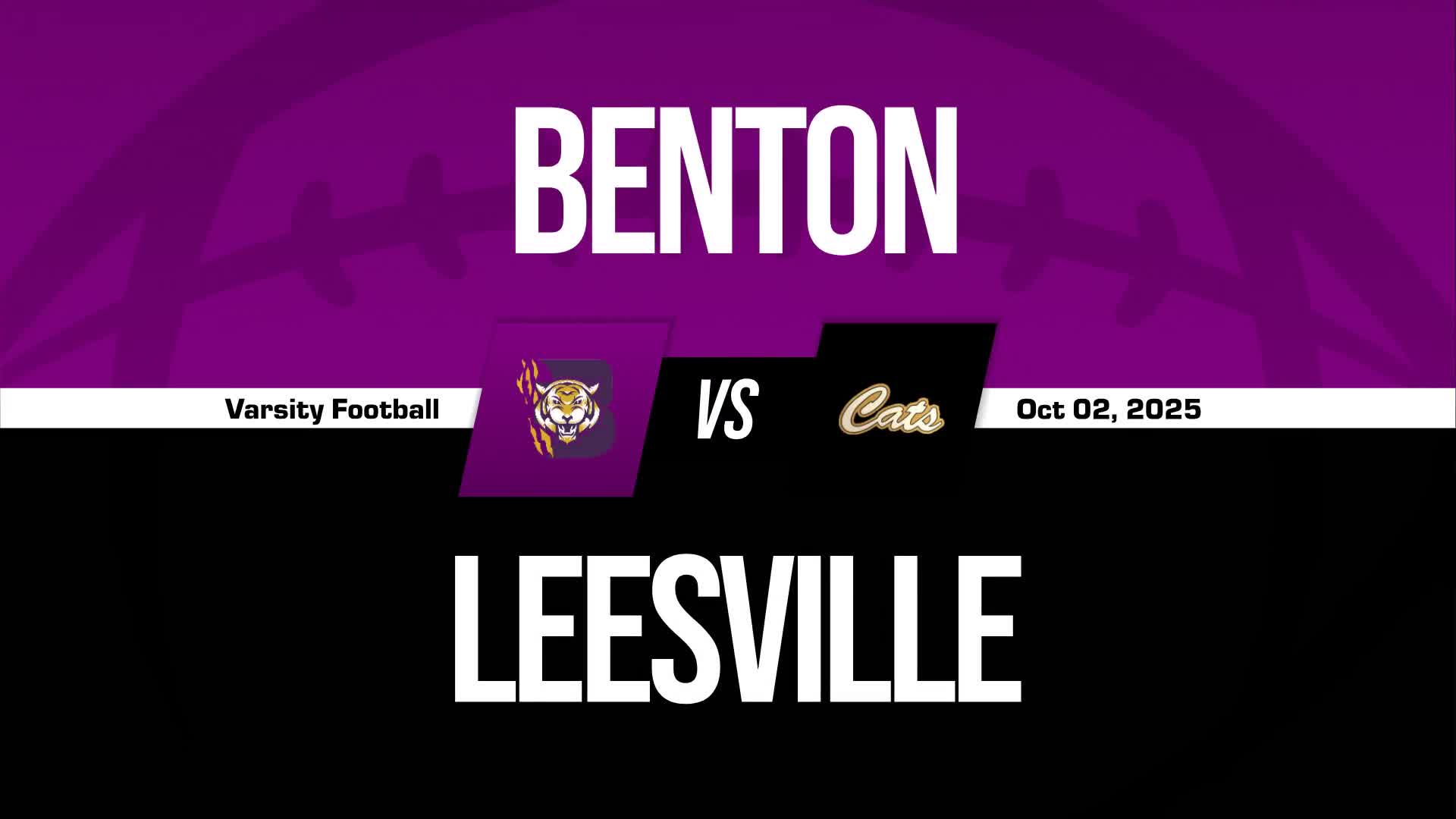 Football Recap: Benton Takes a Loss