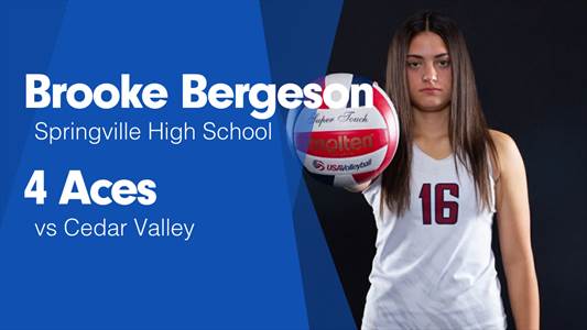 Brooke Bergeson Game Report: @ East