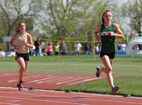 Niwot distance ace Elise Cranny, right, capped a record-setting career with the 2014 Fred Steinmark High School Athlete of the Year Award.