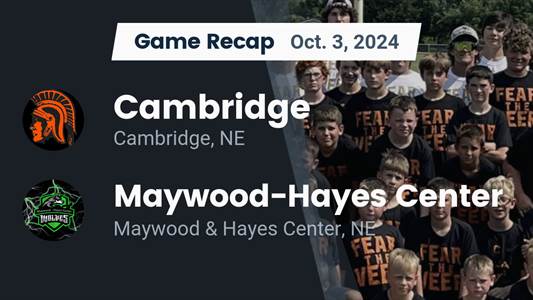Football Recap: Cambridge Falls Despite Big Games from  Brady Ah
