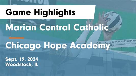 Volleyball Game Preview: Chicago Hope Academy vs. Timothy Christ