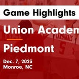 Piedmont piles up the points against Central Academy