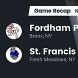 Football Recap: Fordham Prep Skates Past St. Francis Prep with Ease