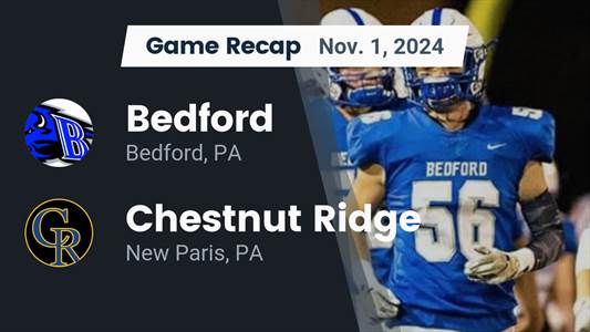 Football Recap: Quincy Swaim Leads Bedford to Victory over Chestnut Ridge