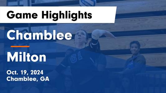 Volleyball Recap: Milton Finds Playoff Glory Versus Chamblee