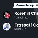 Frassati Catholic vs. Rosehill Christian