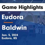 Basketball Game Recap: Eudora Cardinals vs. Baldwin Bulldogs