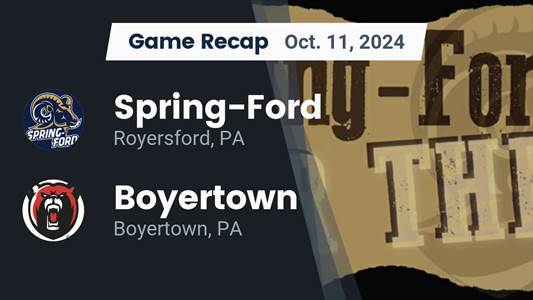 Football Recap: Jamal Lewis Leads Spring-Ford to Victory over Bo