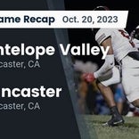 Football Game Recap: Lancaster Eagles vs. Palmdale Falcons