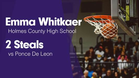 Emma Whitaker Game Report: vs Ponce De Leon