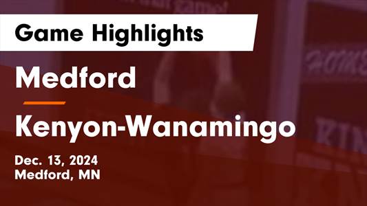 Basketball Recap: Kenyon-Wanamingo Takes a Loss