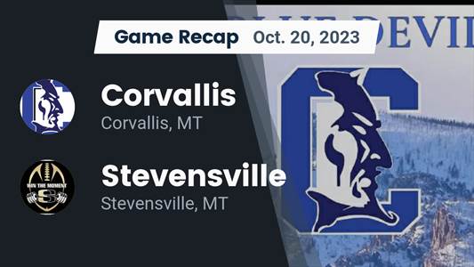 Football Game Recap: Corvallis Blue Devils vs. Laurel Locomotives
