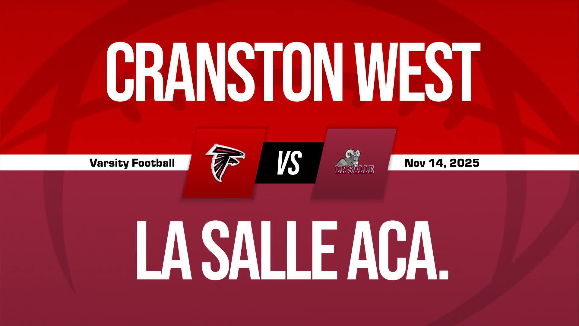 Football Game Preview: Cranston West Falcons vs. Cranston East Thunderbolts + How To Watch