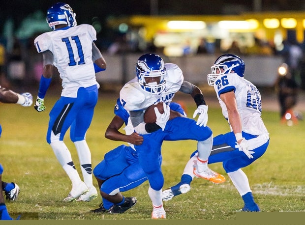 Artavis Scott and East Lake will face the only other unbeaten 7A team in Florida in Dwyer.