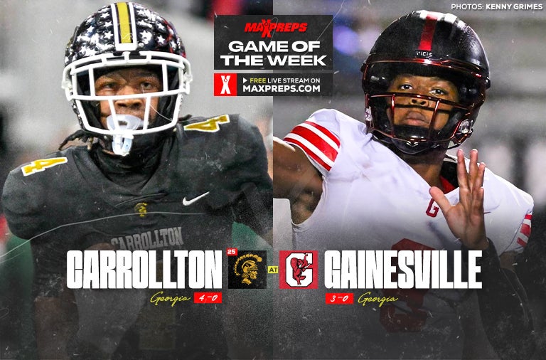 How to watch: MaxPreps Game of the Week features Carrollton vs. Gainesville in Georgia showdown