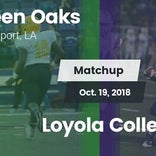 Football Game Recap: Green Oaks vs. Loyola College Prep