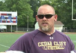 Colin Gillen, Cedar Cliff first-year head
coach.